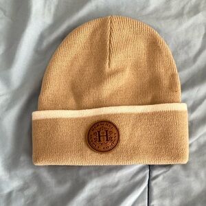Herschel Beige Knit Beanie